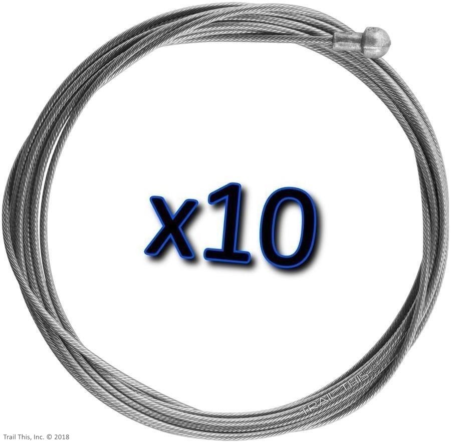 10 x Jagwire Slick Stainless Road Brake Cables 1.5mm x 2000mm for SRAM Shimano