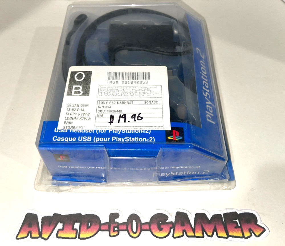 Logitech USB Headset Compatible with Sony PlayStation 2 - Open Box