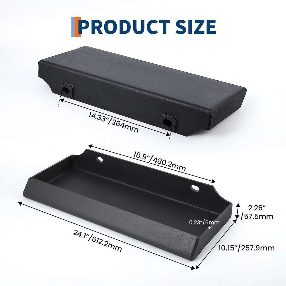 Steel Mount Plate Mini Skid Steer Adapter Loader Quick Tach Attachments,Black