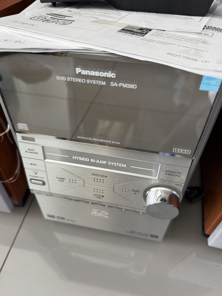 Panasonic SC-PM39D 5 Disc Changer Cd Compact Stereo System