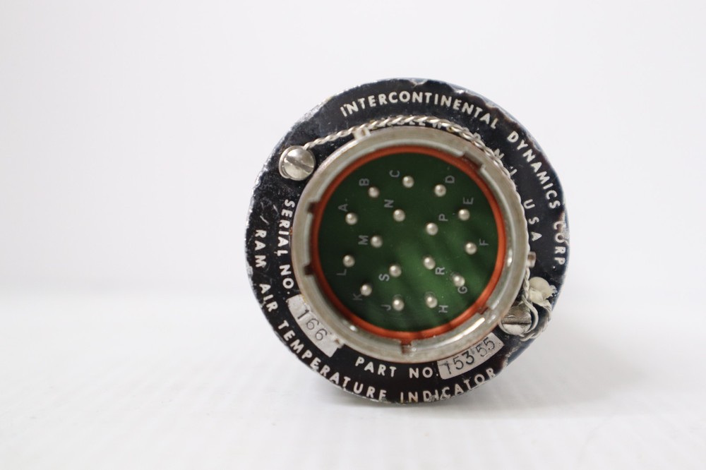 Intercontinental Dynamics 15355 Ram Air Temperature Indicator Repaired with Tag