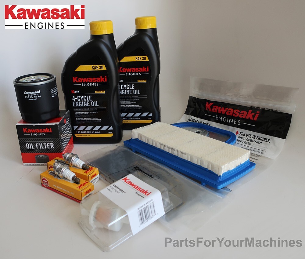*OEM* TUNE UP KIT, KAWASAKI FH500V, FH531V, FH541V, FH580V ENGINES, SAE 30 OIL