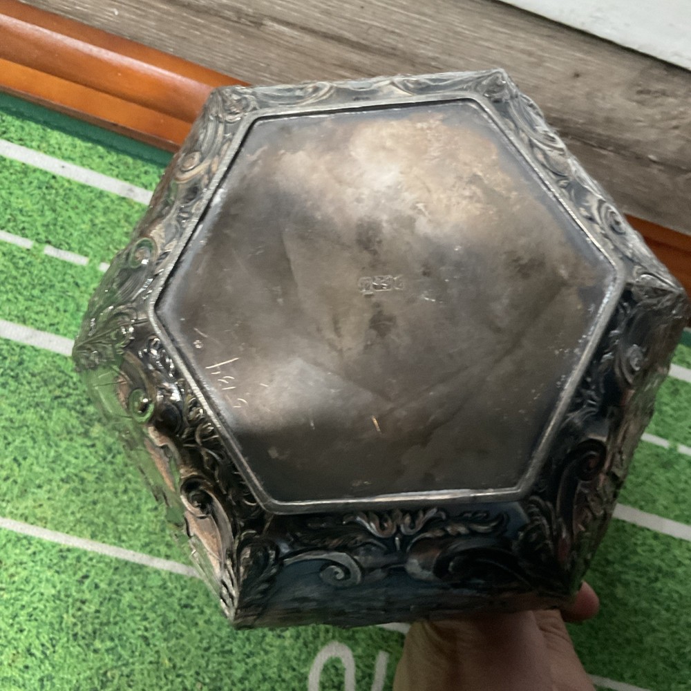 SILVERPLATE on Copper PITCHER Dutch Colonial