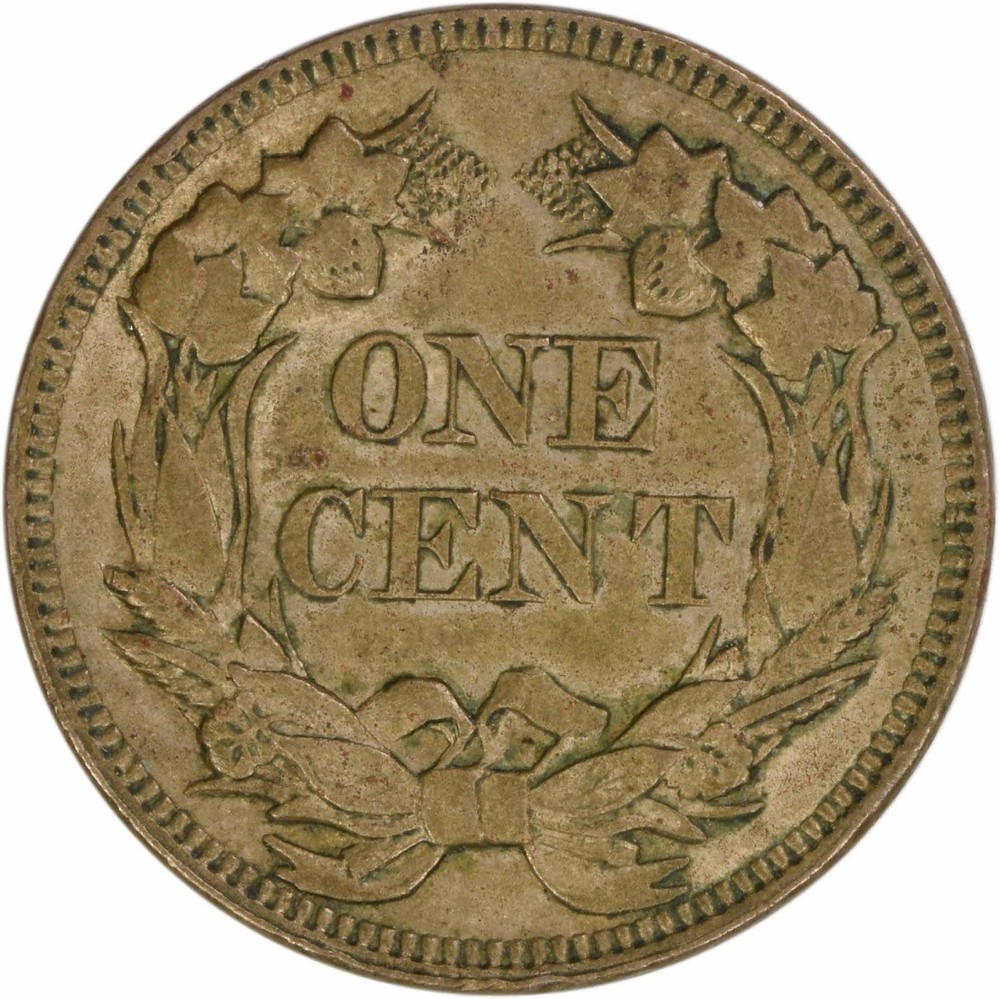 1857 Flying Eagle Cent AU Slider Uncertified #125
