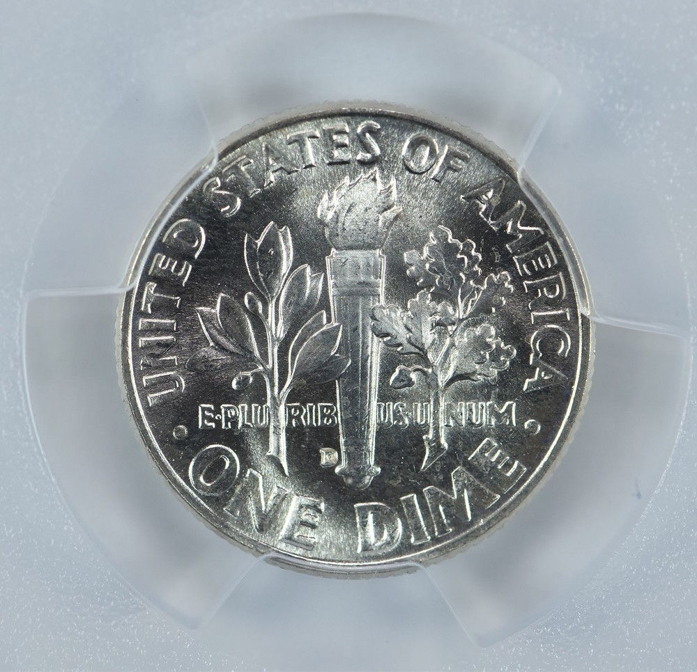 1951-D Roosevelt Dime Boston Collection MS67 PCGS