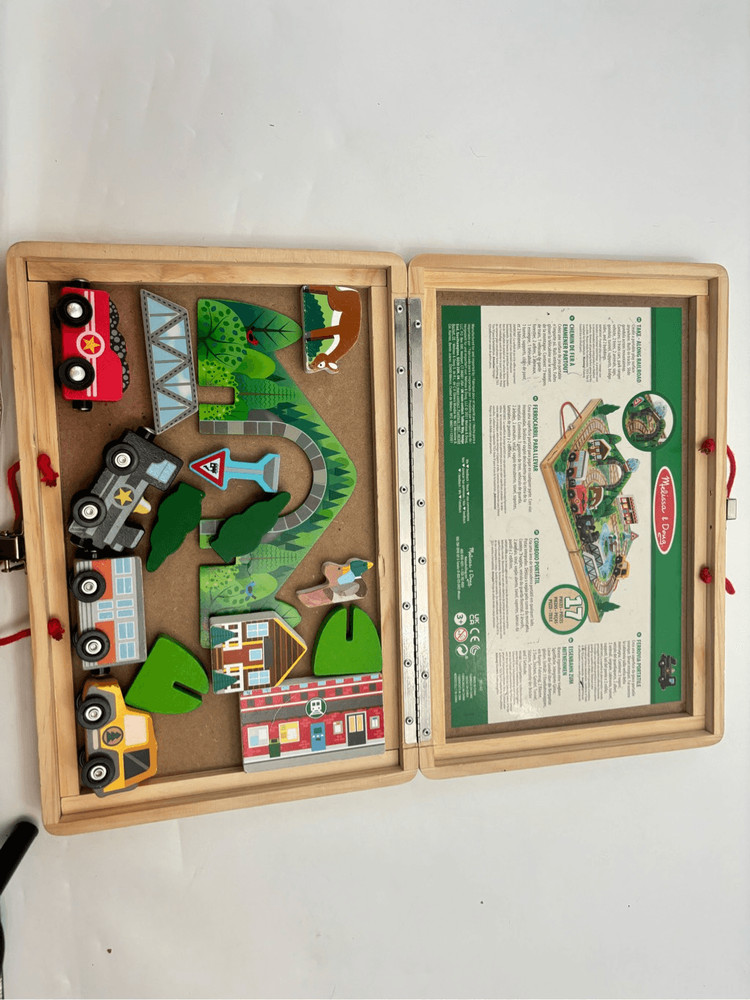 Melissa and Doug train set