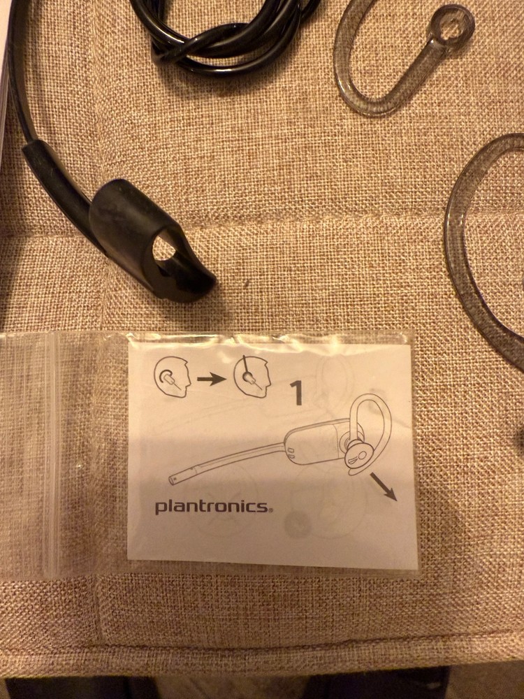 PLANTRONICS Poly CS540 Wireless DECT2 Headset Black,