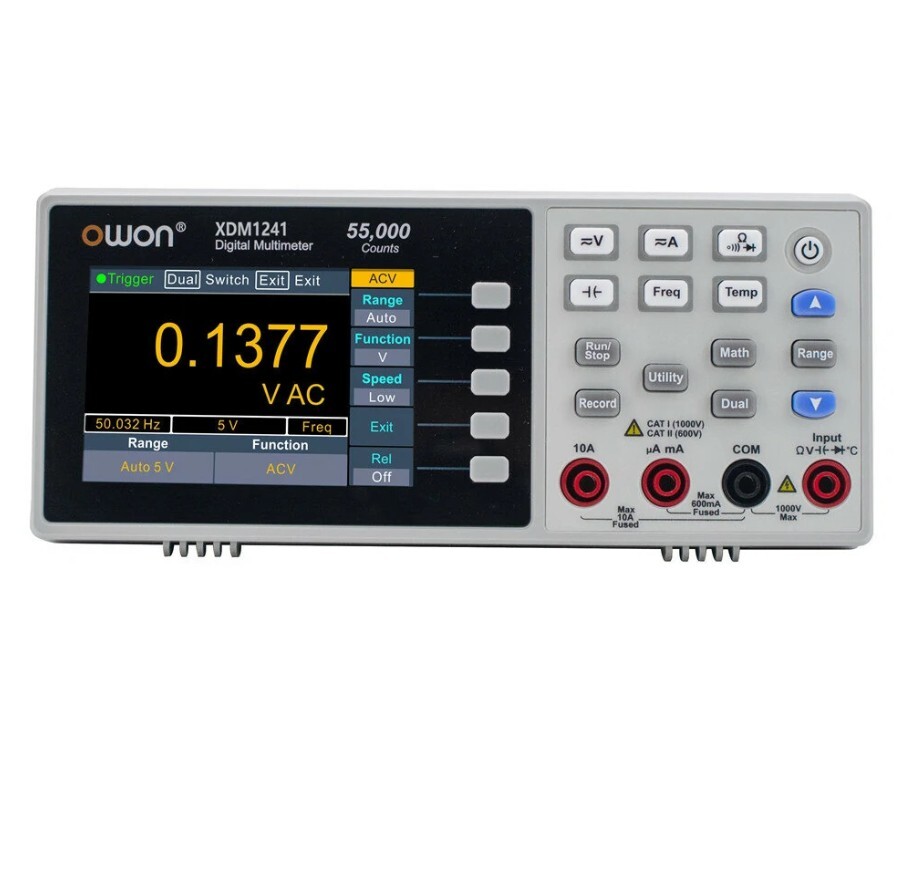 OWON XDM1241 USB Digital Multimeter 55000 Counts Universal Desktop Multimeters