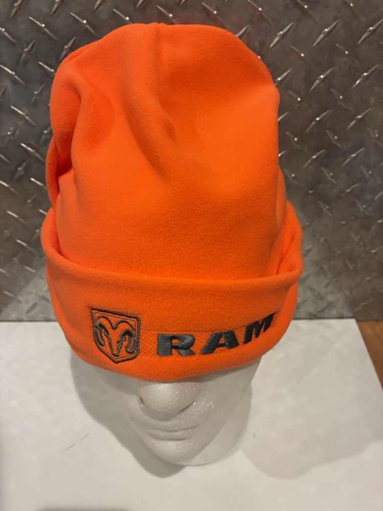 Dodge Ram  BEANIE CAP/HAT ORANGE