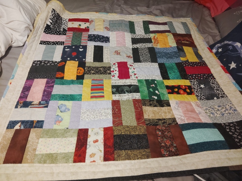 Handmade Quilt Throw Size 36" X 36"