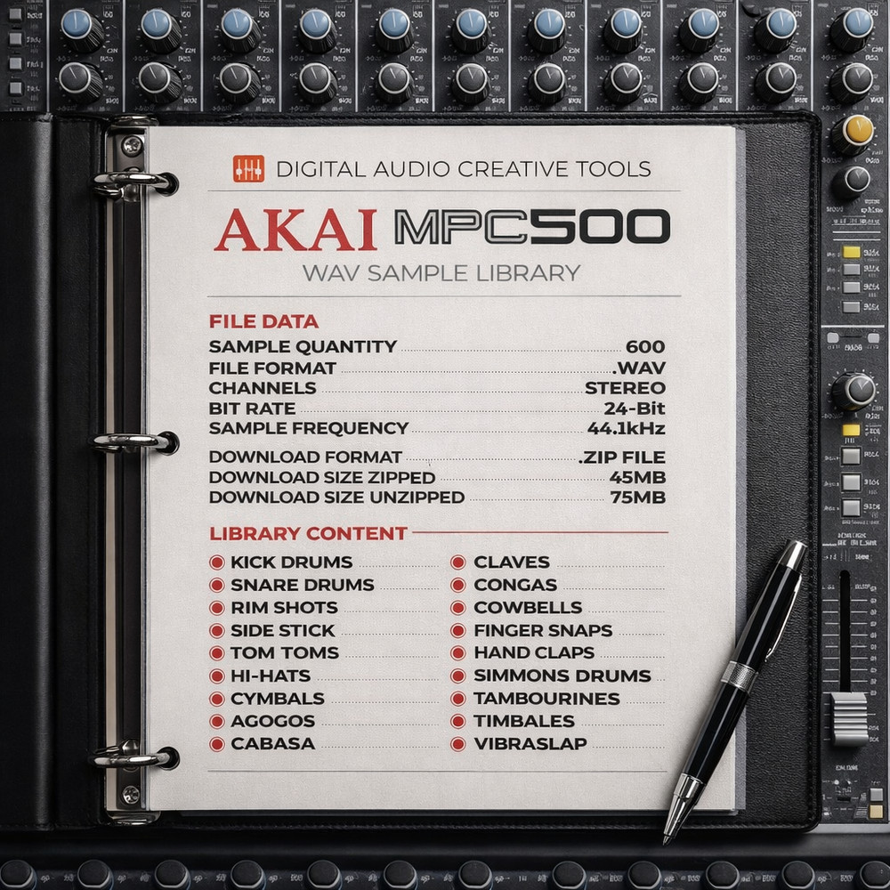 Akai MPC500 Sample Library