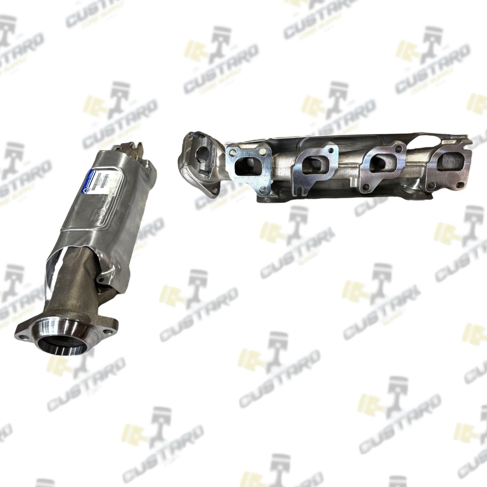 2014 - 25 Ram 2500 6.4L OEM Exhaust Manifold Set W/ Shield | 4893103AE 4893106AE