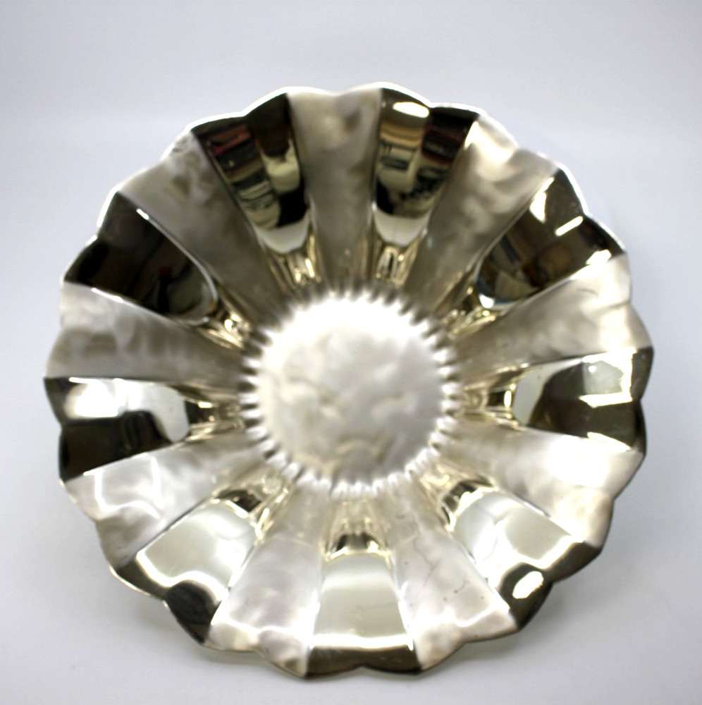 WMF IKORA Silverplate Footed Bowl Germany 9.25"in diameter