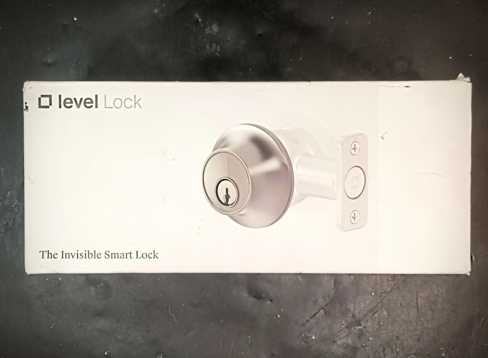 Level Lock Invisible Smart Lock Deadbolt Chrome, Alexa Ring Apple Compatible OBO