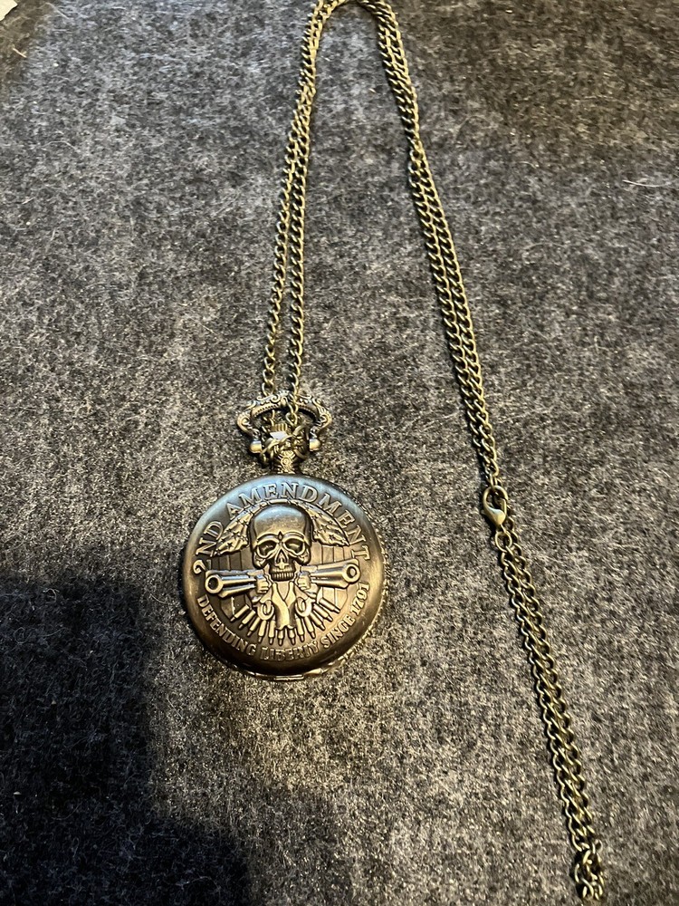 Second Amendment Pocket Watch/necklace