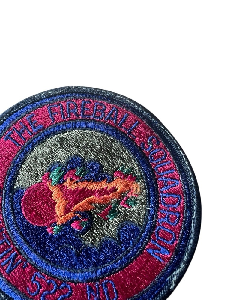 US AIR FORCE 522nd FIREBALL FIGHTER SQUADRON PATCH USAF