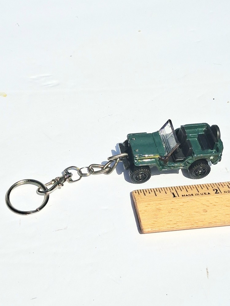 JEEP WILLYS CUSTOM KEYCHAIN 4x4 offroad matchbox