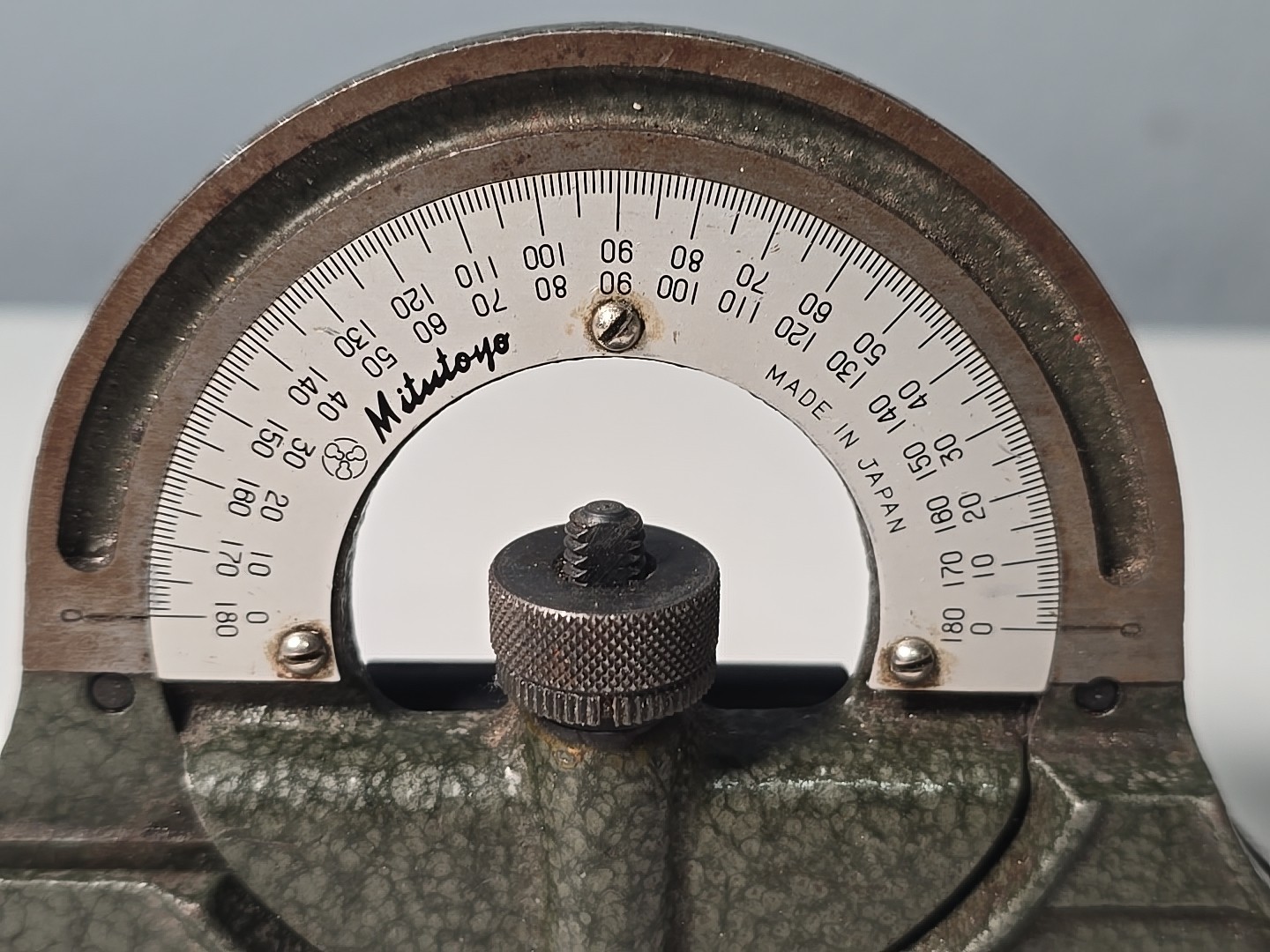 Vintage Mitutoyo 180-301 Combination Protractor Head Machinist Tools