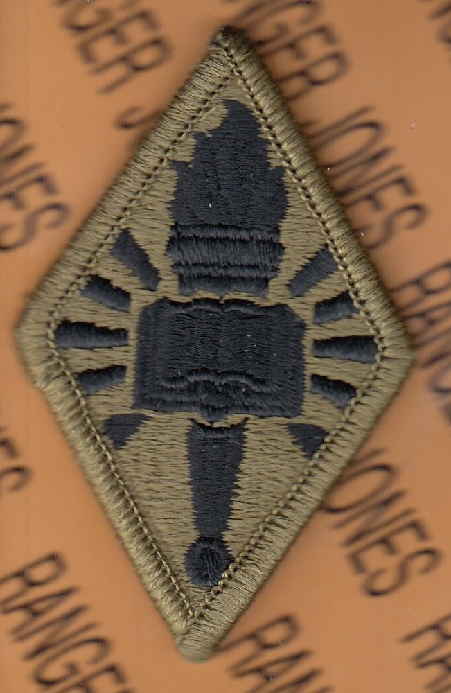 US Army Chaplain Center & School ~3.25" OCP w/ Hook patch m/e
