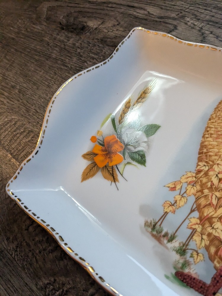 Cookie Tray Serving Platter THANKSGIVING Theme By E. Leonor