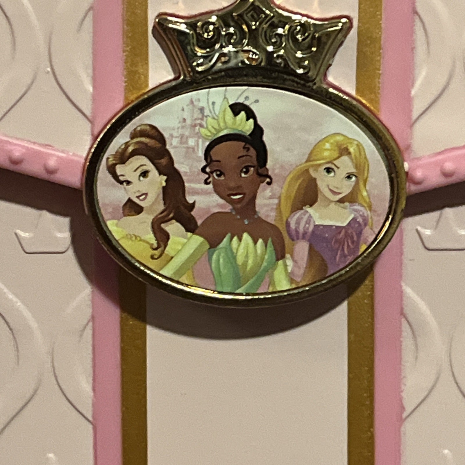 Disney Princess Backpack & Play Phone With Mirror + Wallet Pink Plastic