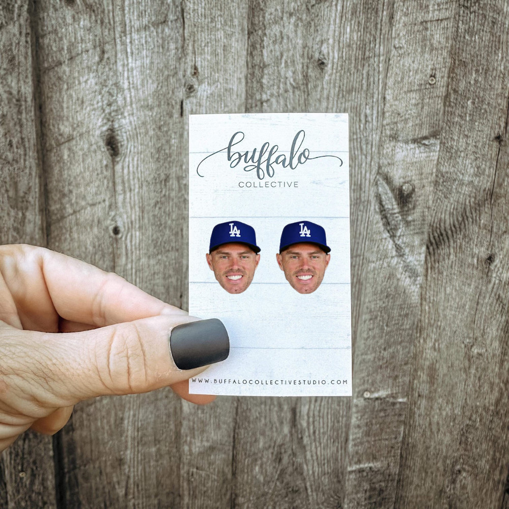Freddie Freeman LA Dodgers Baseball Earrings