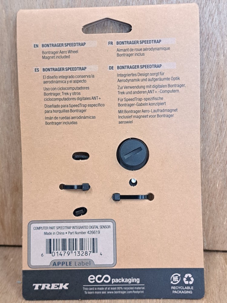 NEW Bontrager Speedtrap ANT+ Speed Sensor