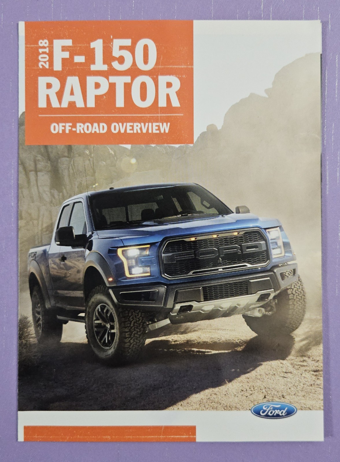 2018 Ford F-150 Owners Manual With Case 2017 F-150 Raptor Supplement OEM