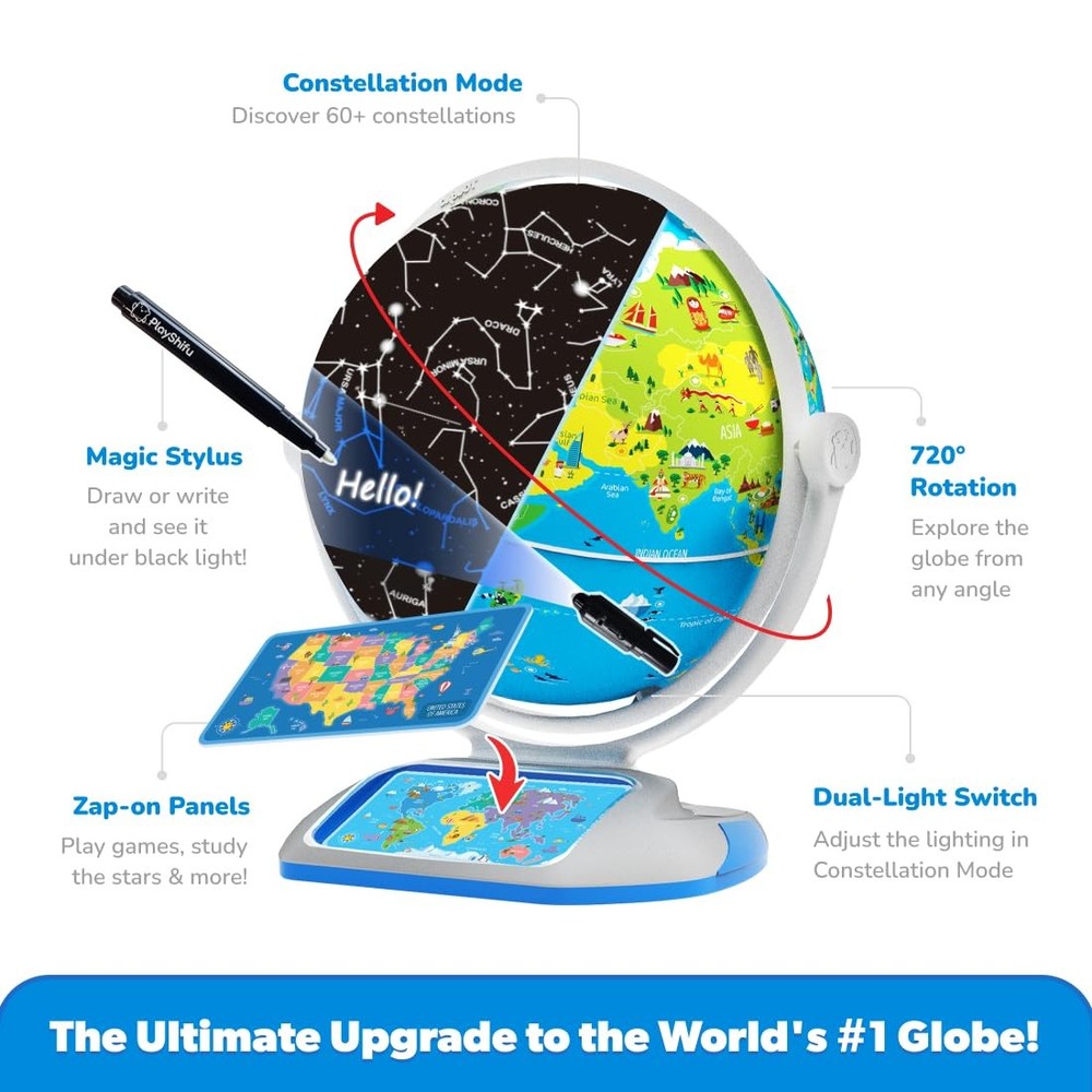 Interactive Globe for Kids – Earth Explorer: Tech Powered