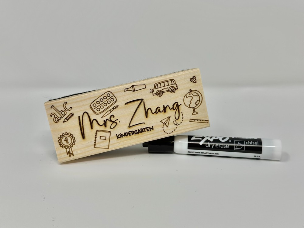 Personalized Whiteboard Eraser Teacher Appreciation Gift Classroom Essentials