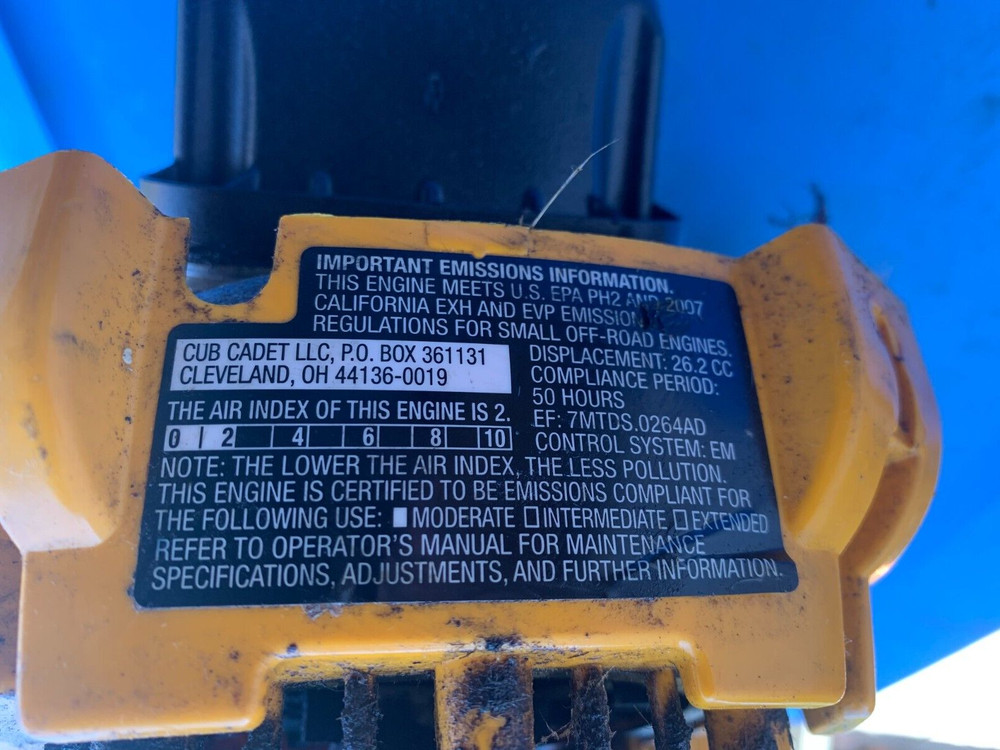CUB CADET CC 4175 Engine