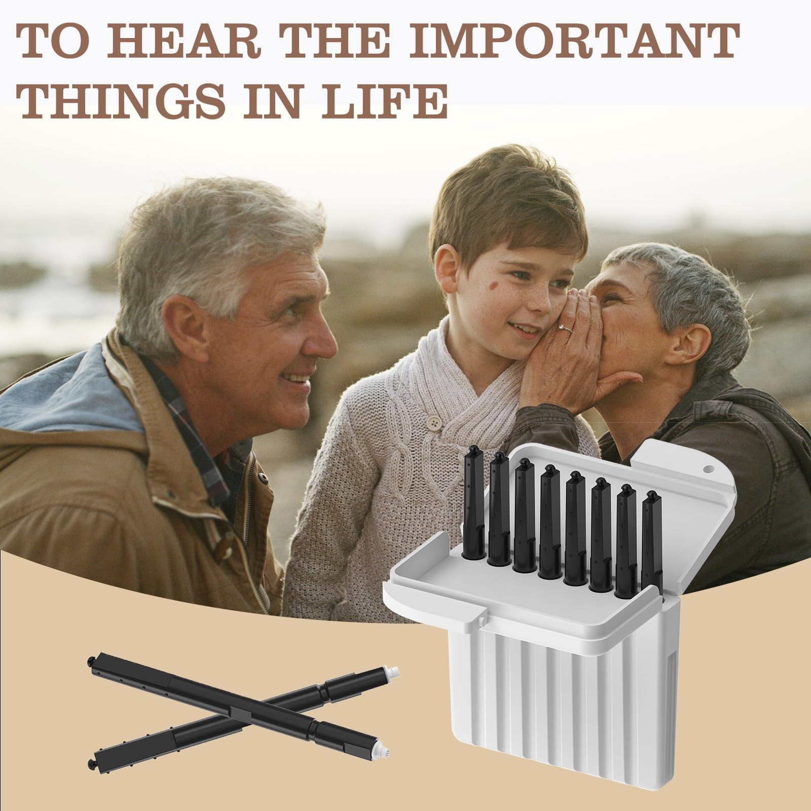 (80 Pcs) Phonak Cerumen Stop Wax Guards Filters for Hearing Milky, 10 Packs