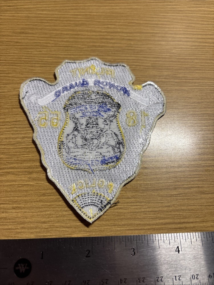Flint Michigan Police Honor Guard Patch