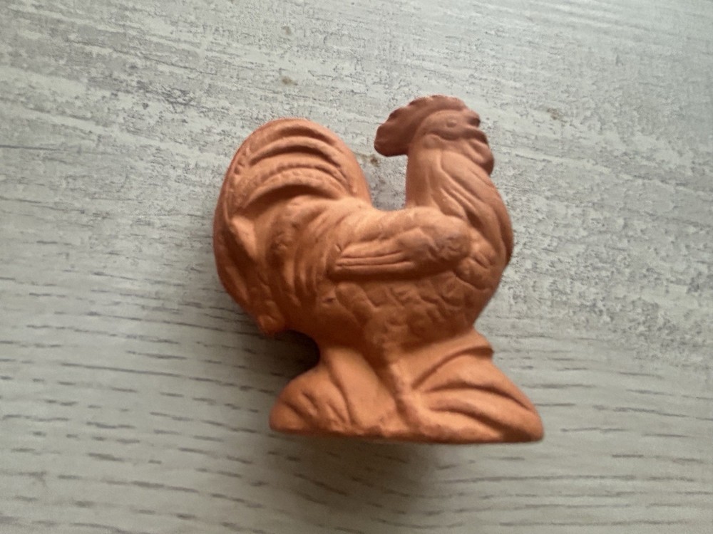 Terra Cotta Chicken Figure Small
