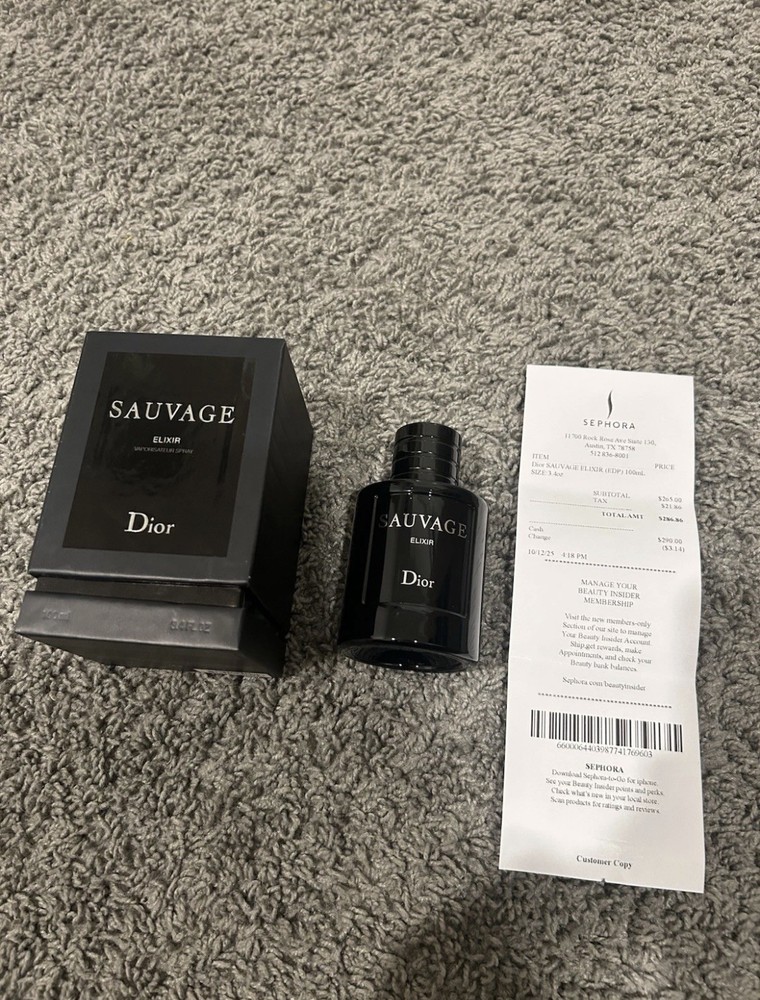 Dior Sauvage Elixir 100ml (Sealed)