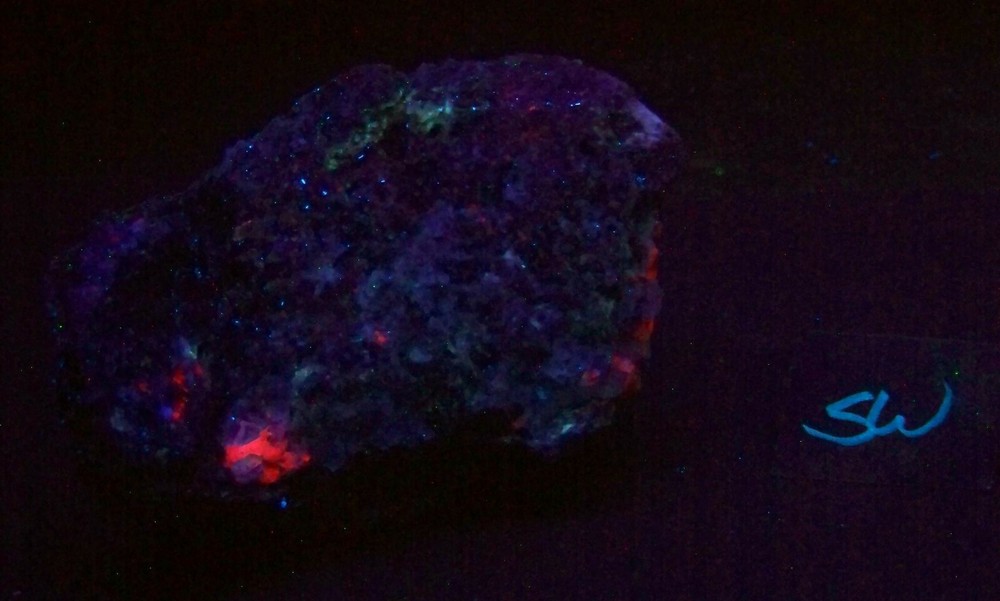 Calcite with Fluorite AZ Fluorescent Specimen