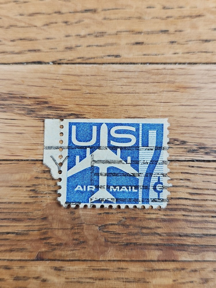 US Stamp US Air Mail 7c Used Blue