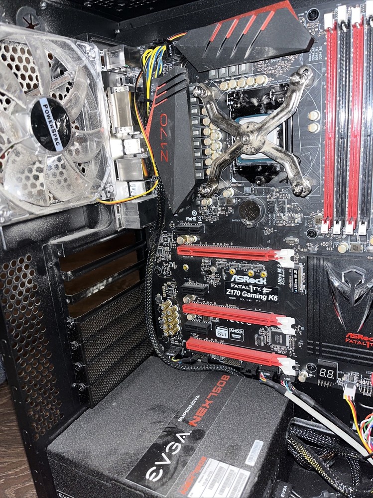 PowerSpec G41B Case PC Build - Not Complete Asrock Fatality Motherboard