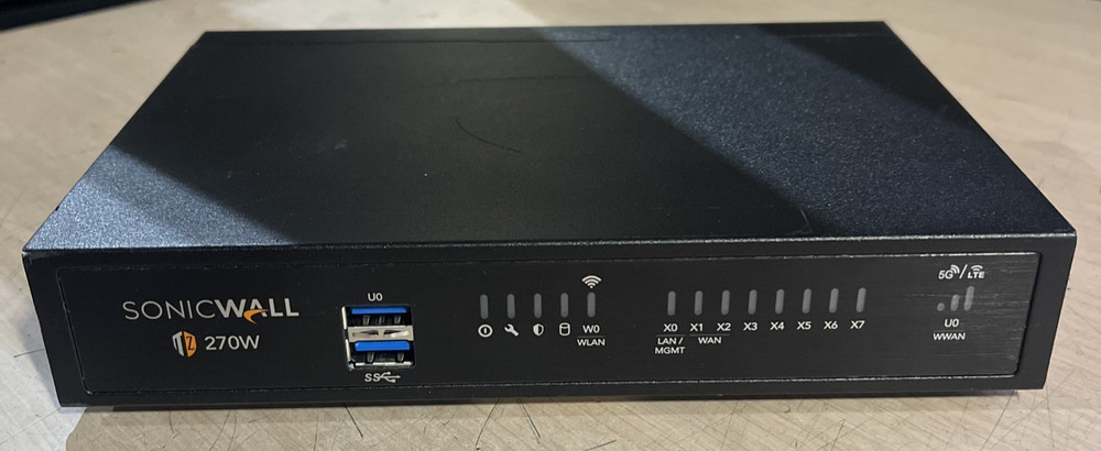 SONICWALL TZ270 FIREWALL APPLIANCE NETWORK SECURITY