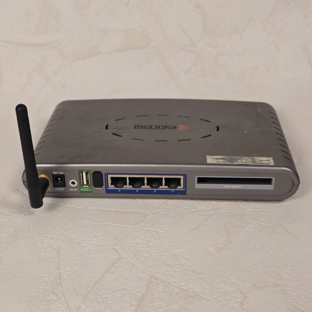 Kyocera KR1 Mobile Router D‑Link EVDO KR‑1 • Power Tested • Complete Kit