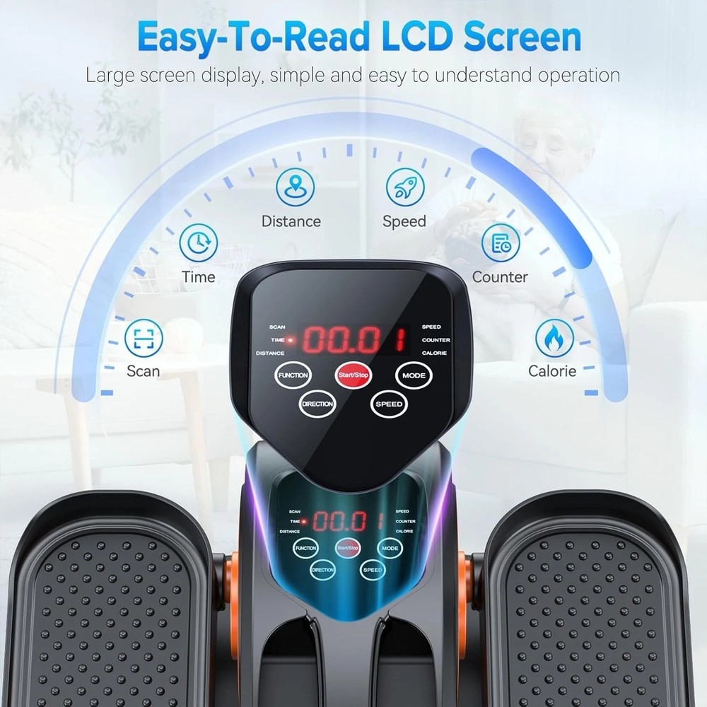 Portable Electric Under Desk Elliptical - Quiet & Adjustable