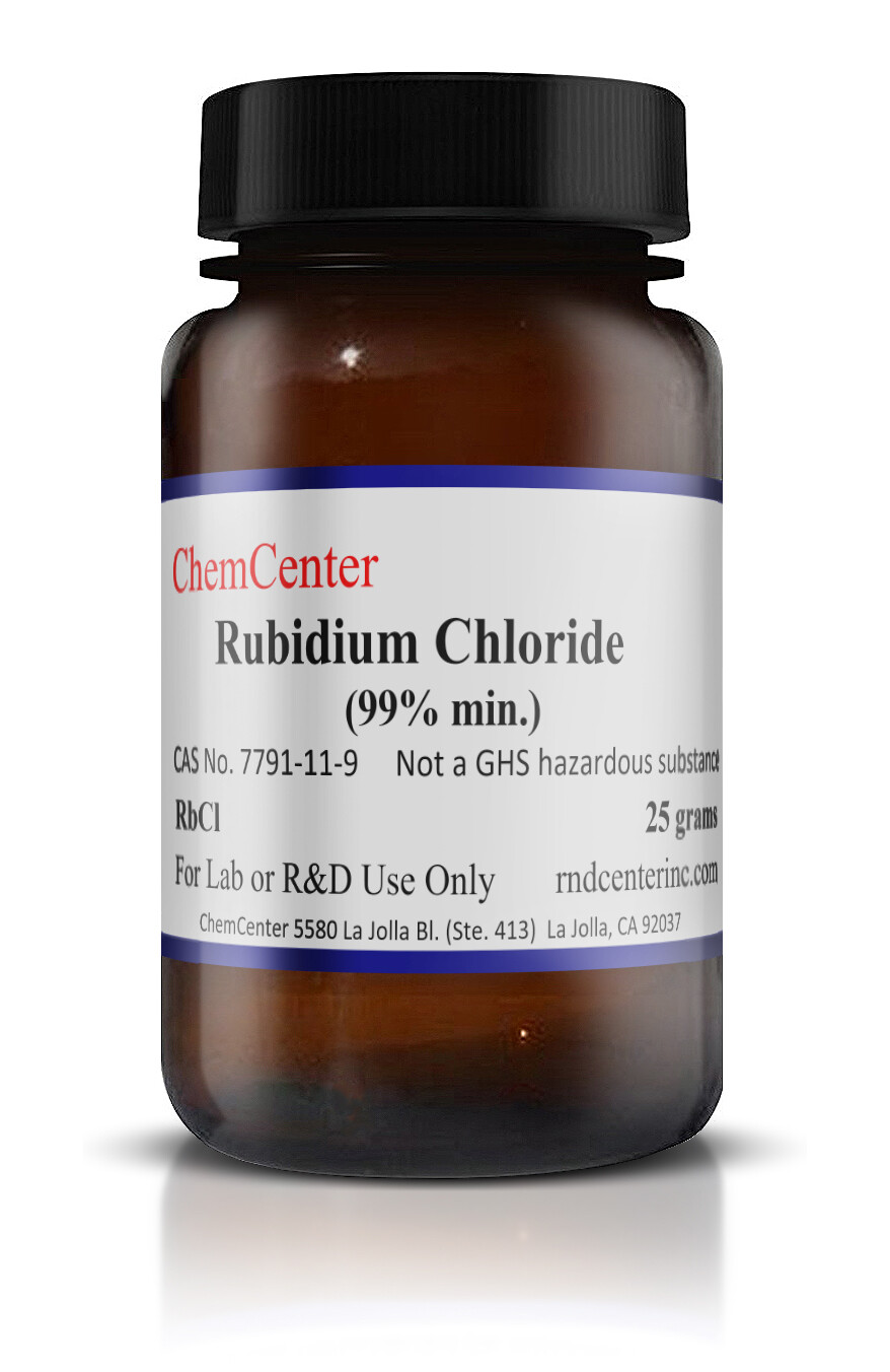 Rubidium Chloride, 99% min.,  10 grams