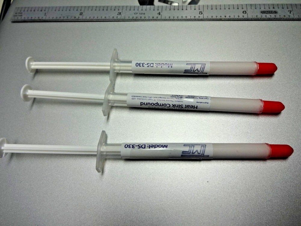 WHITE SILICONE THERMAL GREASE 3 PK