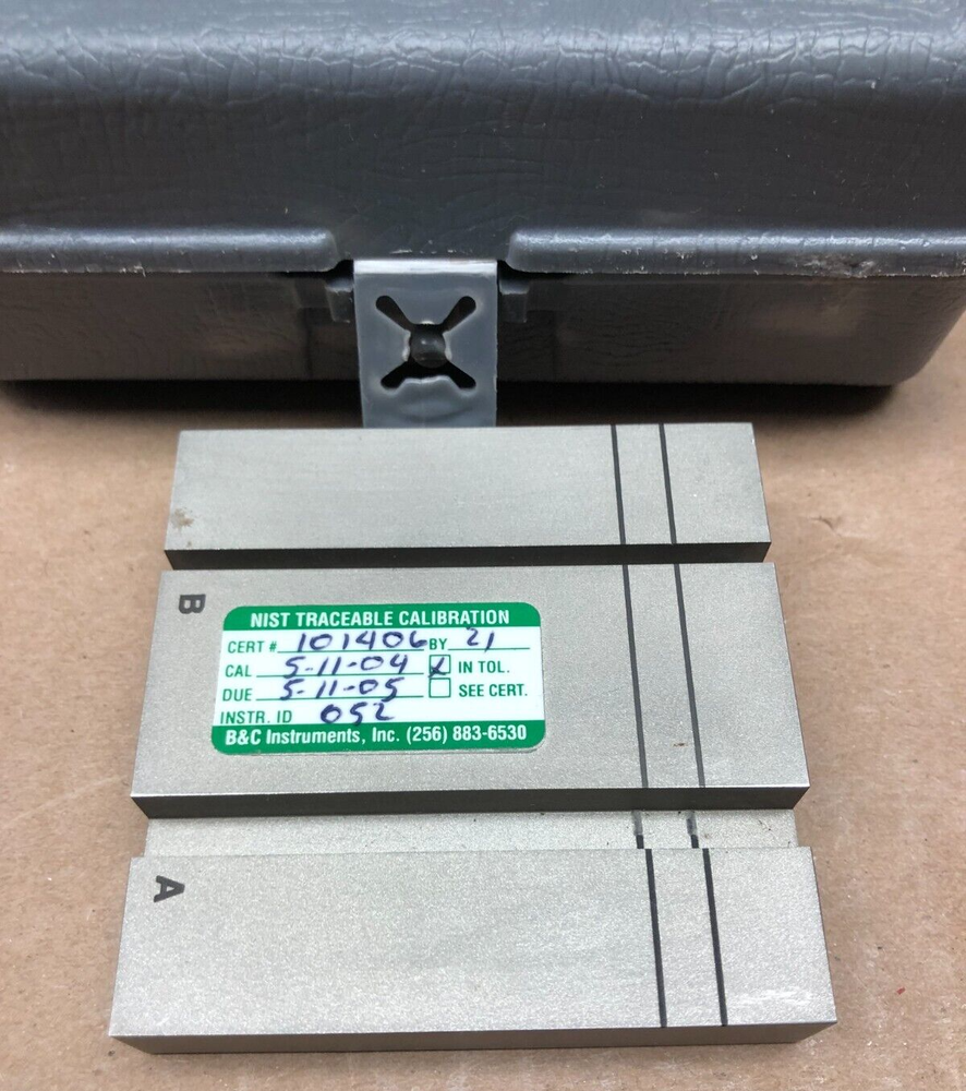 Origin Technologies Laser Gauge Gap Flush Calibration Block GFA-07-052 / USED