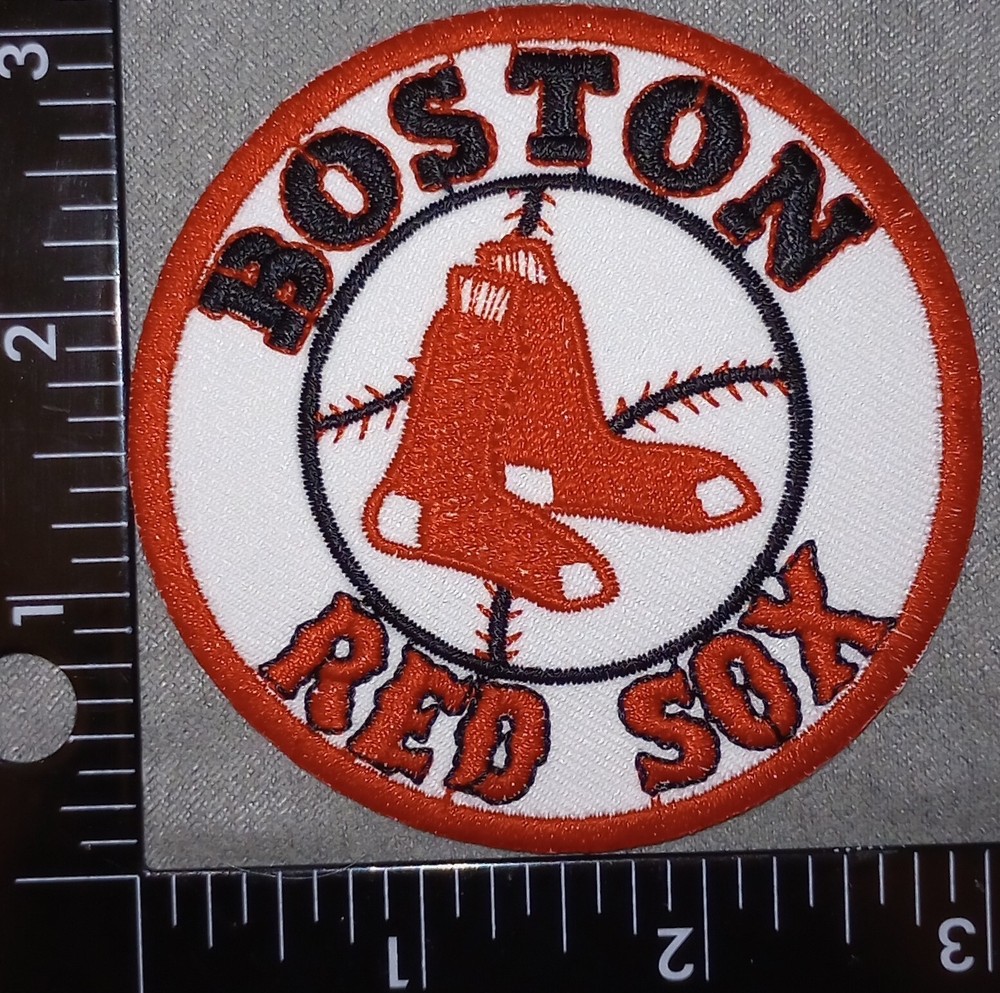 BOSTON RED SOX BASEBALL IRON ON PATCH