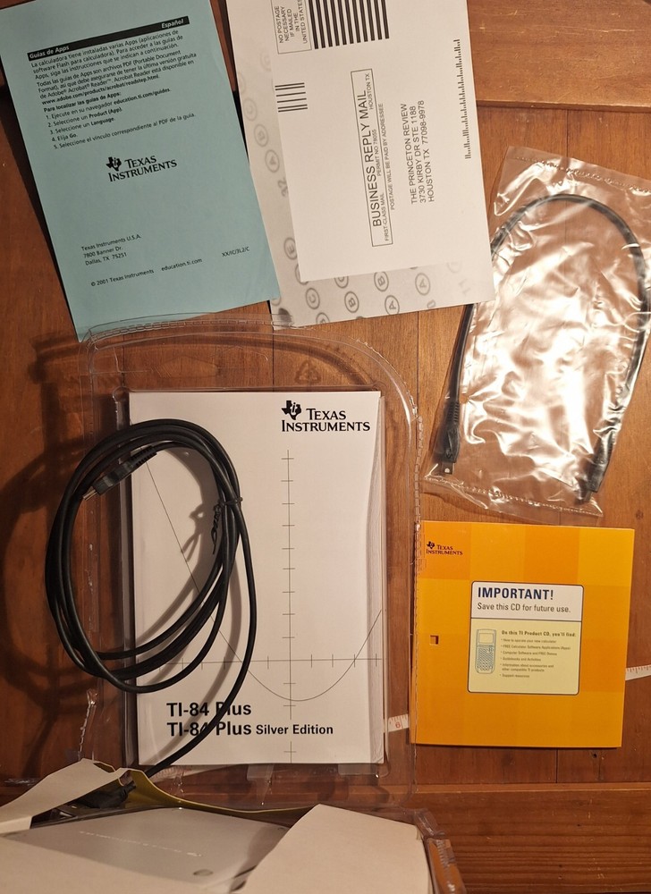 NEW Texas Instruments TI-84 Plus Silver Edition Graphing Calculator