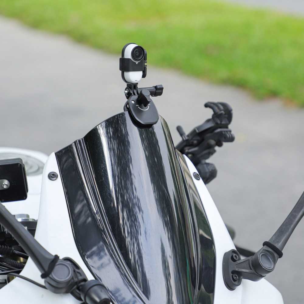 CNC Aluminum Windshield Mount Bracket Accessories For Gopro Action Camera