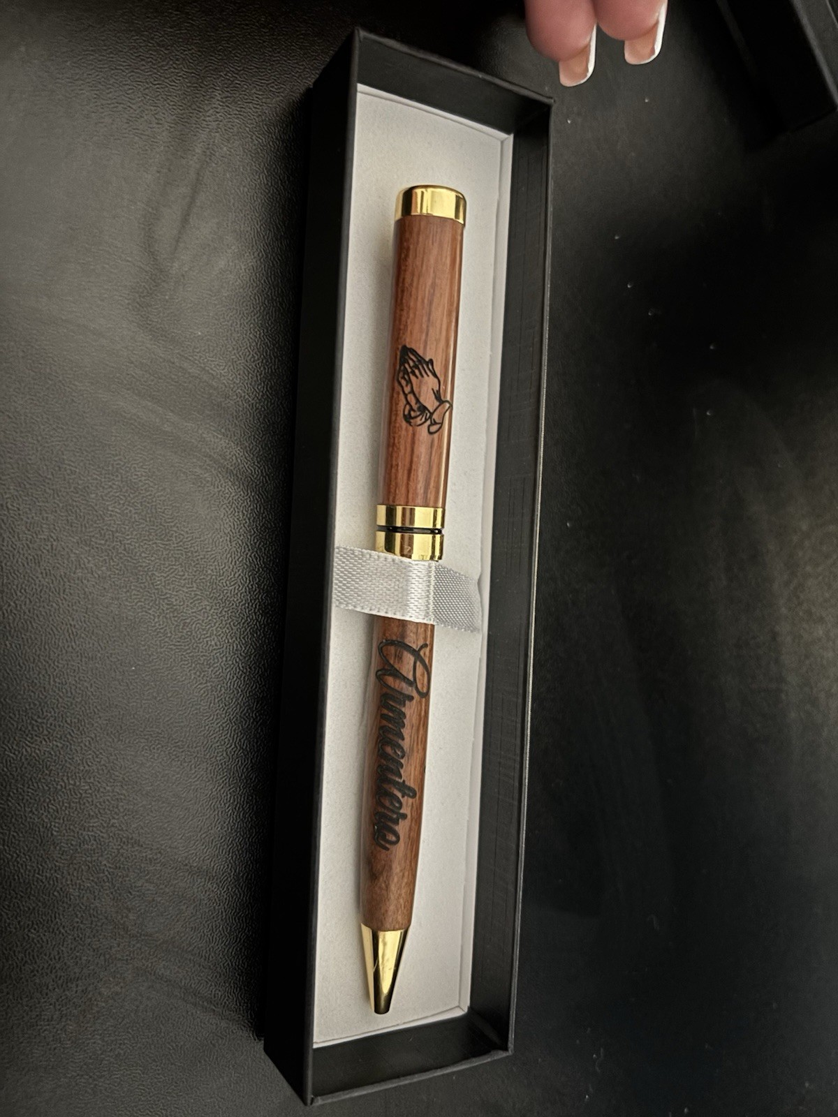 Custom Engraved Wood Pen with Box – Personalized Gift