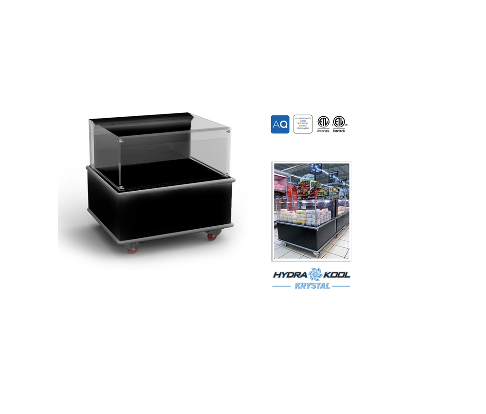 Hydra-Kool KGL-KRYSTAL Mobile Spot Merchandiser