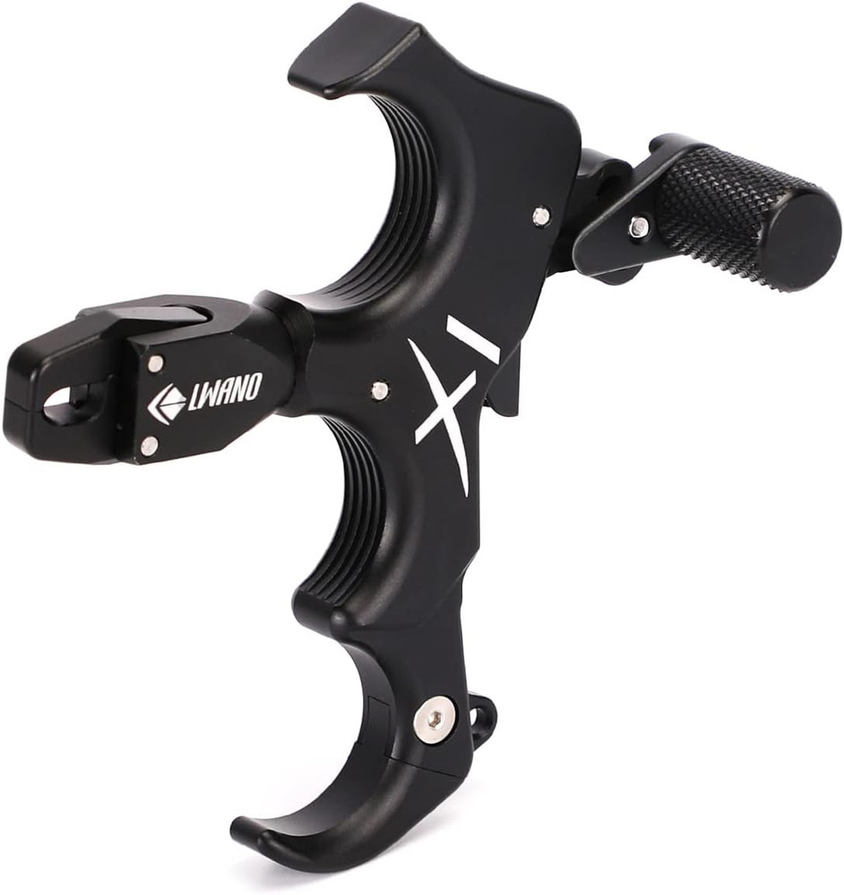 X1 Compound Bow Thumb Bow Release, 3&4 Finger Grip Adjustable Archery Release Ai